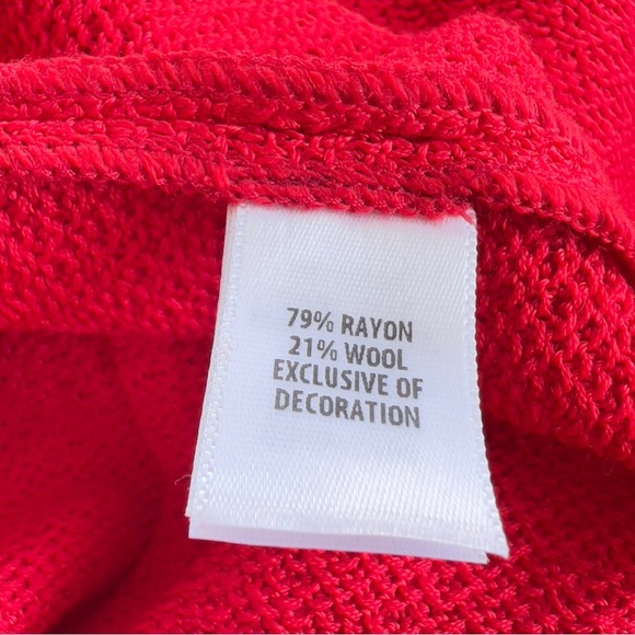 St. John Santana Knit Evening Red Formal Gown Mermaid Cap Sleeve Sz 2 - Picture 7 of 11